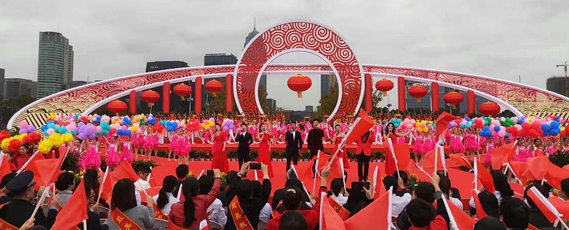 唱響新時(shí)代走進(jìn)寧波雷亞架舞臺租賃案例